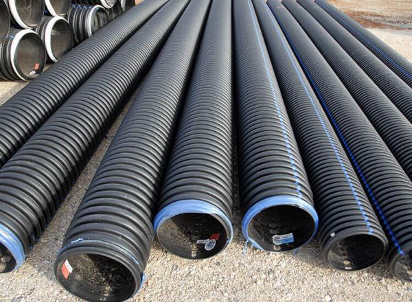 Where to use black large poly pipes?