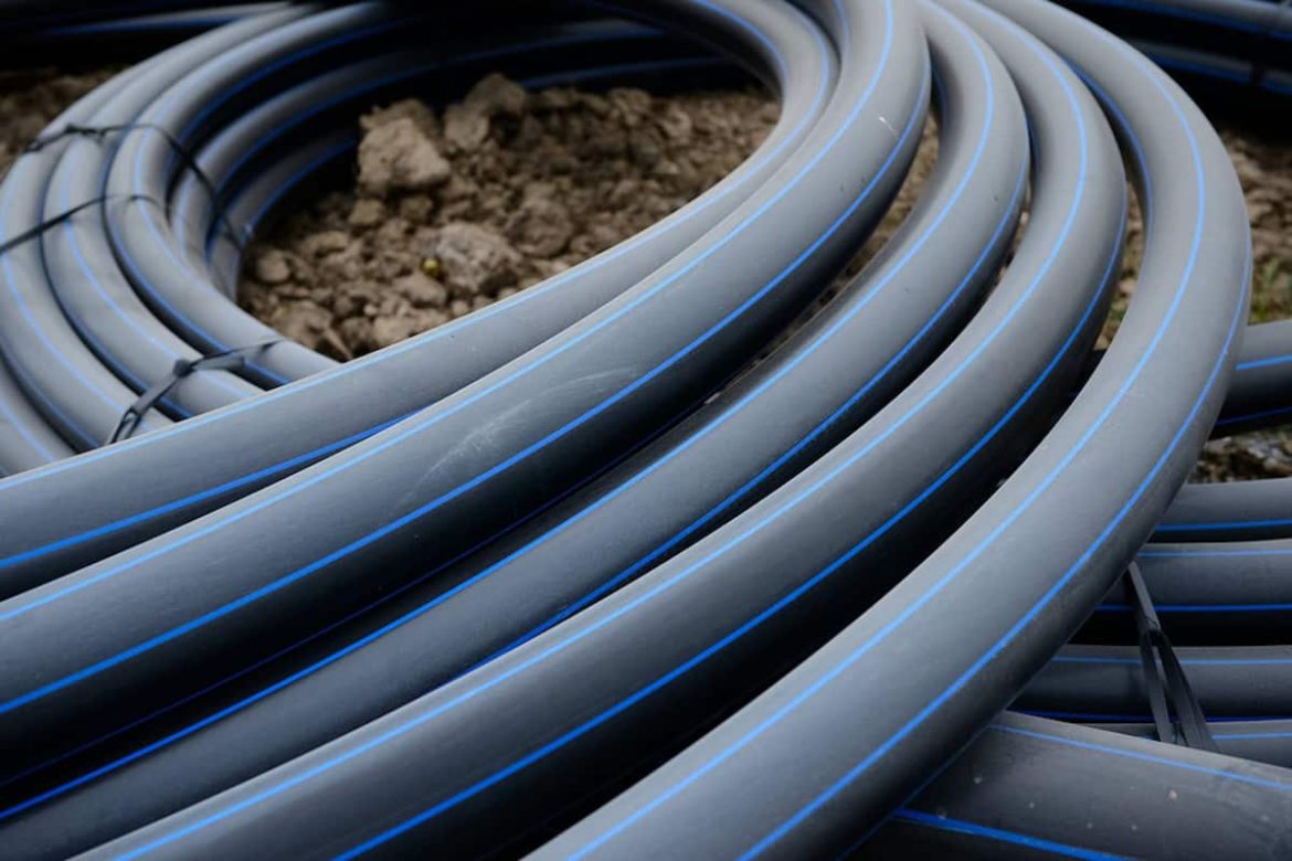 Kiwa Pe Pipe; Strong Polymers Materials Long Service Life Flexible